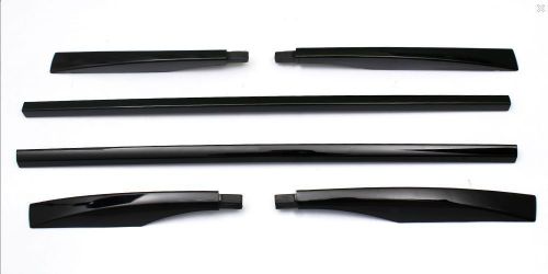 Black top roof rack rail bars for 2010-2014 zinger 6pcs 885mm durable capacity