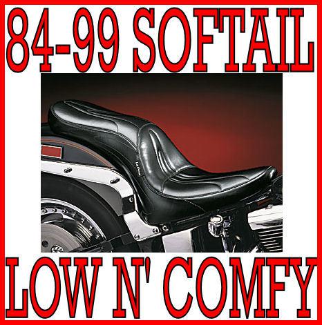Le pera 2-up full leangth sorrento seat 1984-1999 harley softail fxst flst