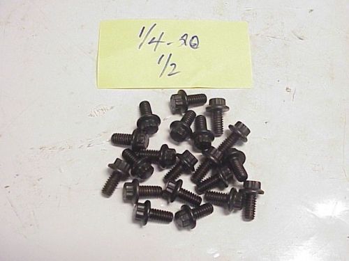 20 new arp 12-point flange bolts 1/4&#034;-20 x 1/2&#034; nascar l@@k engine builders