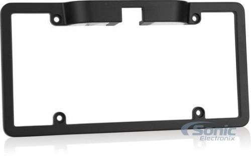 New! clarion cau001 license plate frame mounting kit for rearview camera cc4001