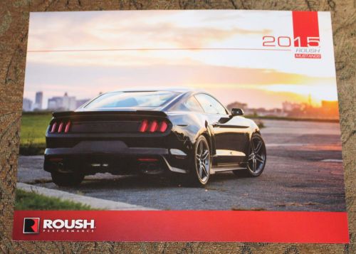 2015 ford roush mustang stage 1 2 rs placard brochure dealer specs free shipping