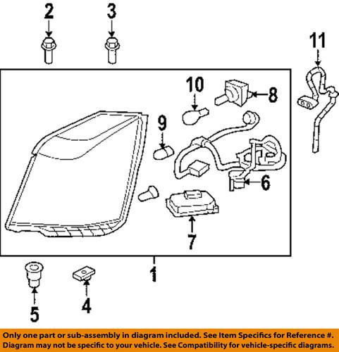 Gm oem 10391611 headlamp-module