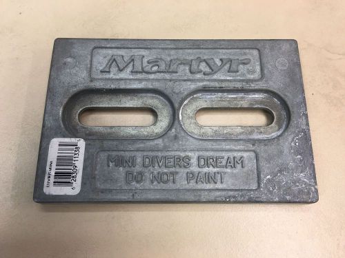 Martyr mini divers dream aluminum plate slotted anode new