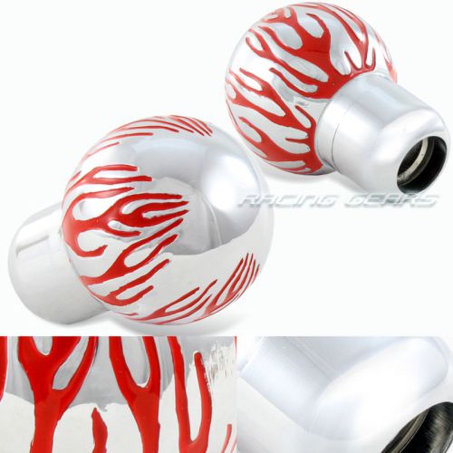 Universal fire pattern aluminum ball manual mt gear stick shifter shift knob