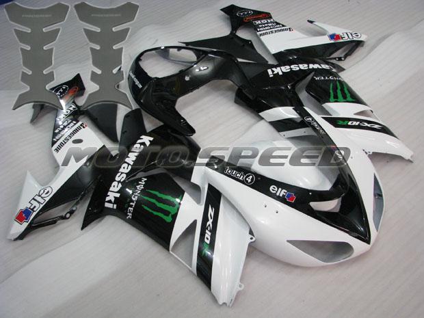 Free tank pad ! fairing for kawasaki 2006 2007 06 07 zx10r plastic injection k13