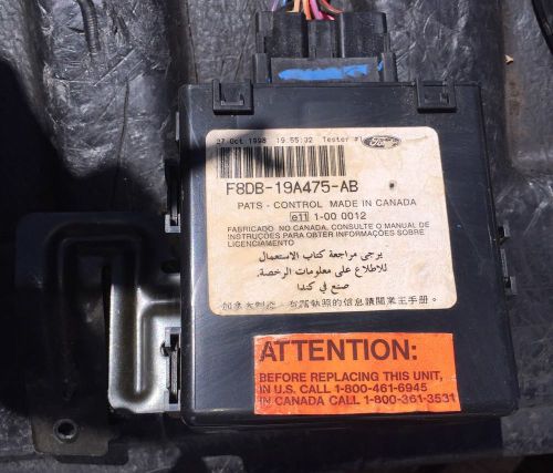 94 95 96 97 98 ford taurus pats control module passive anti-theft oem