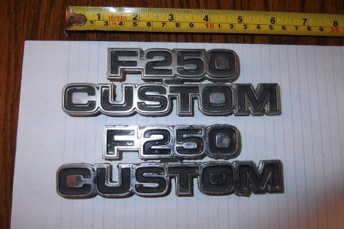 F100 custom badge emblems (set of 2)