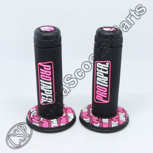 Pro taper 7/8&#034; throttle grip hand grips bar scooter atv utv dirt pit bike pink