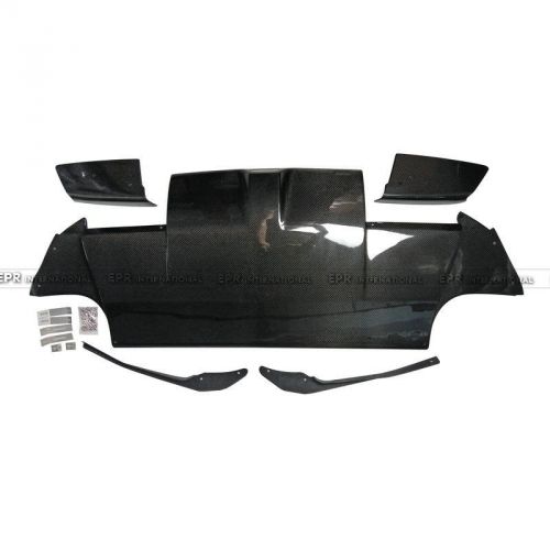 For impreza 10 gr sti 09 vairs style carbon rear under diffuser w/side add on