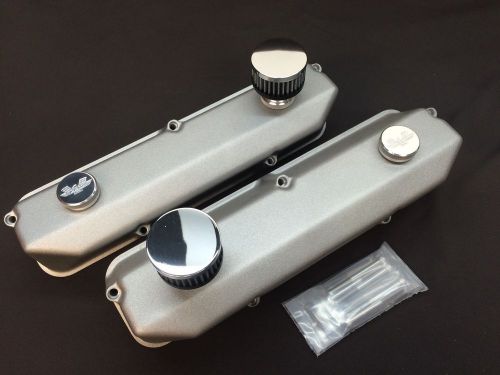 Premium cnc machined ford fe 390 competition valve covers with 390 bird/flag