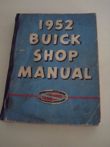 1952 buick shop manual