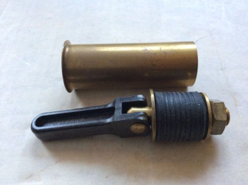 Perko transom brass 1&#034; drain plug assembly # 414-dp2-plb new