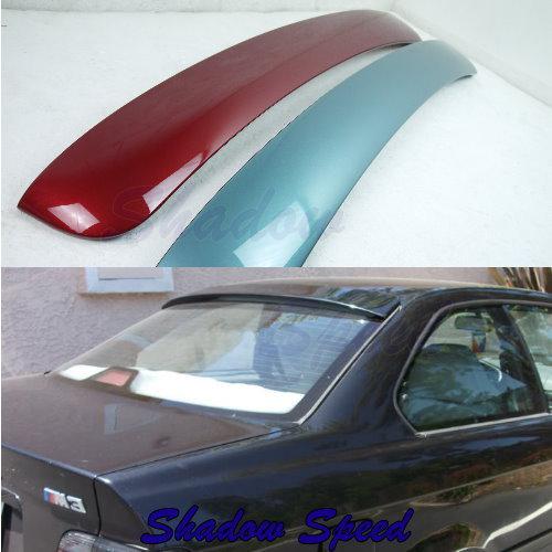 Painted e36 bmw coupe a style rear roof rear spoiler 475