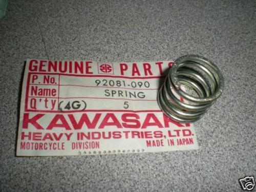 Nos kawasaki kv75 spring 92081-090