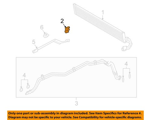 Porsche oem transmission oil cooler-transmission cooler holder 97010637100