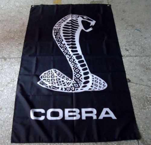 Shelby cobra ford mustang flag man cave garage 3x5 wall banner free shipping