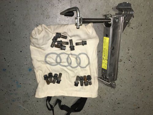 Audi vw lug bolts and aluminum jack a4 a6 a8 tt golf jetta passat beetle