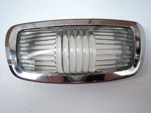 Oem 1949 plymouth dome light lens bezel --- 1946? 1947? 1948? dodge chrysler????