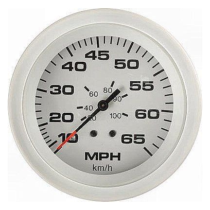 Teleflex speedometer artic white 65 mph plus pilot kit &amp; tubing