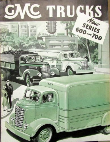 1947 gmc truck sales brochure series 600 &amp; 700 models