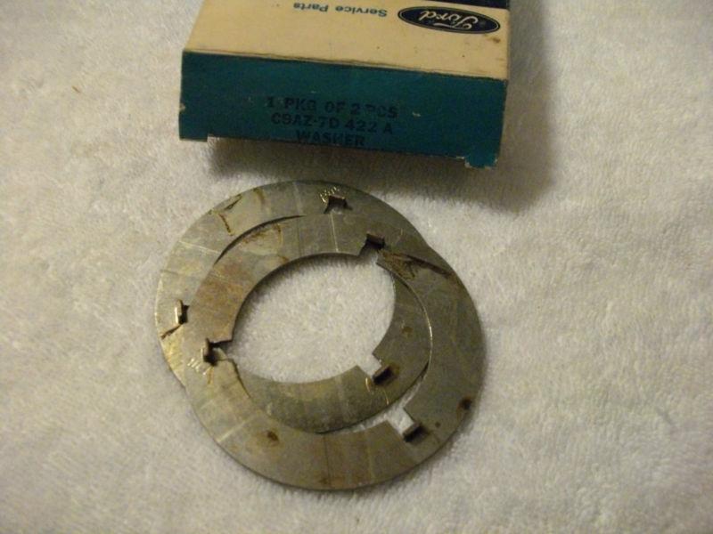 1969 69 ford nos thrust washer pair   c9az-7d422-a