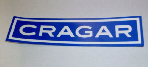 New cragar decal bumper sticker