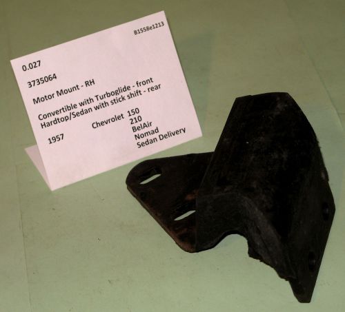 1957 chevrolet 150 210 belair nomad nos motor mount 3735064