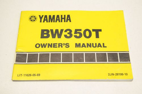 New oem yamaha bw350t owner&#039;s manual nos