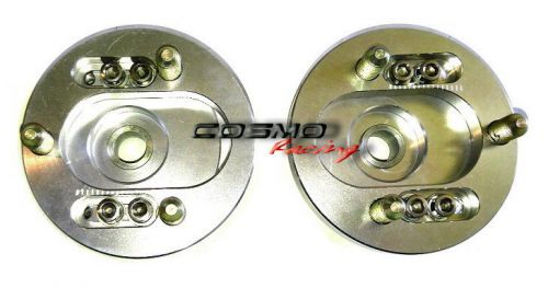 Adjustable front camber plate fit datsun 240z/260z/280z lowering spring/coilover