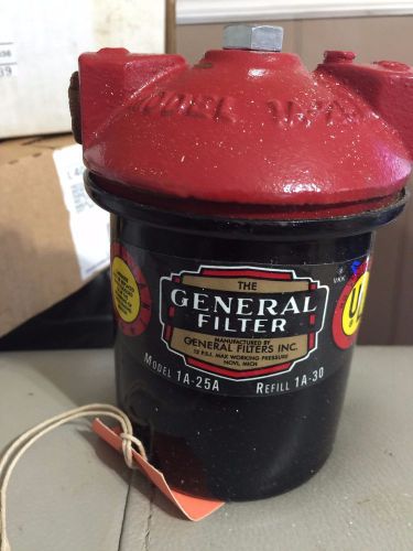 Vintage general oil filter canister model 1a-25a