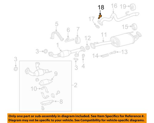 Toyota oem 10-16 4runner 4.0l-v6 exhaust-tailpipe bolt 9010510388