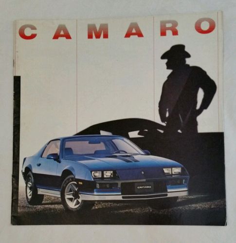 Original 1982 chevrolet camaro dealer sales brochure chevy car z28 berlinetta