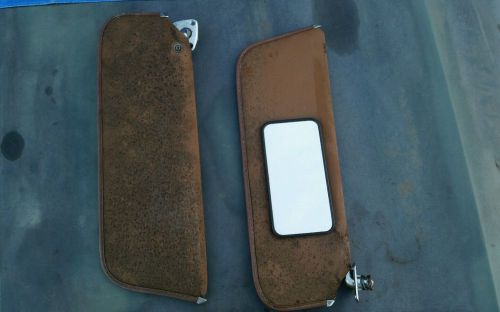 1970-1981 trans am, camaro,z28, firebird oem original brown sunvisors