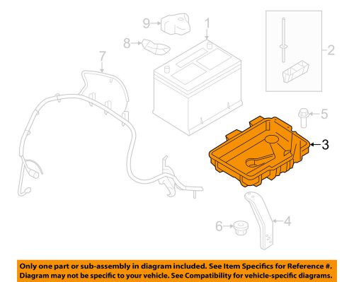 Ford oem-battery tray 7t4z10732a