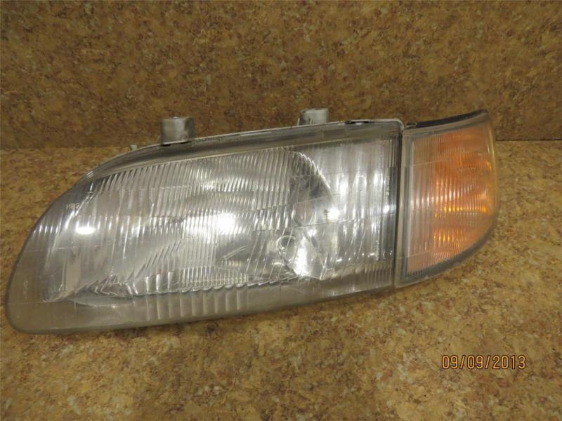 95-98 honda odyssey van isuzu oasis lh headlight head light turn signal driver