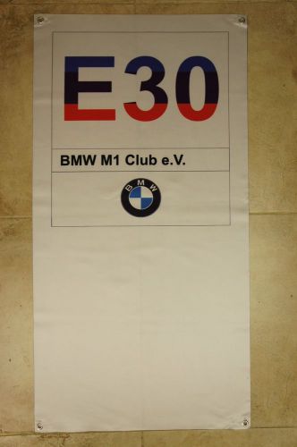 Bmw e30 club flag banner ~ m3 325i z1 318i 318is 325 325e 325es 325is 325ic