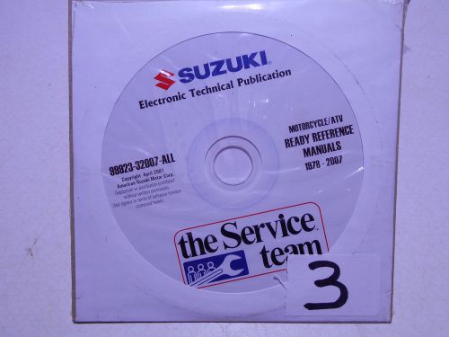 Suzuki motorcycle atv electronic techical publication manuals 1978 &#039;07 cd ..#3