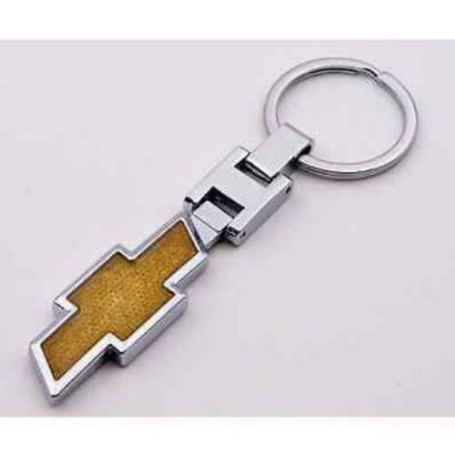 2016 two-sided logo chevrolet fashion alloy keyring for metal chain gift