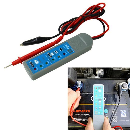 12v car battery alternator tester 6led display battery tester for car motorcycle