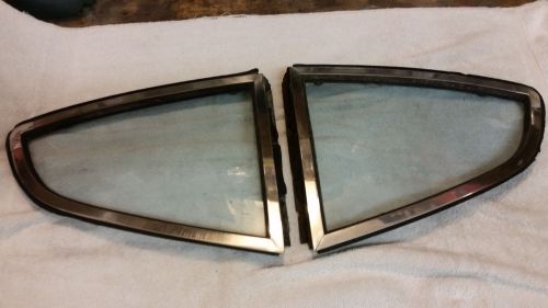 Datsun 240z 260z 280z coupe quarter window with trim pair 70-78