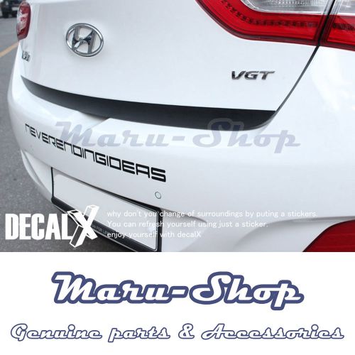 Decalx carbon tailgate handle garnish decal sticker for 13~ hyundai elantra gt