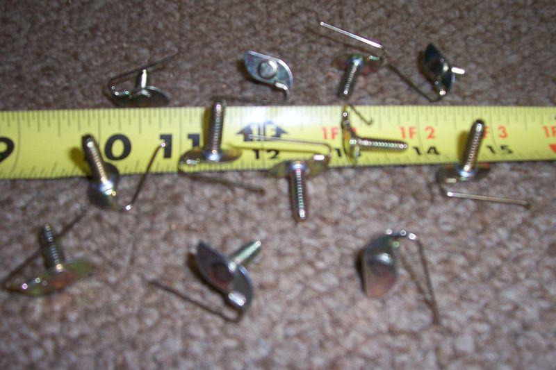 Ford chevy chrysler packard quality moulding fastner clips 12 2818 free s/h usa