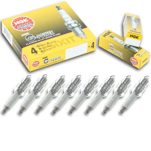 8pcs ngk 2869 g-power ur4gp inboard marine spark plug tune up kit set ao