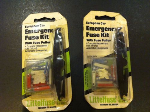 2 packs of european car automotive emergency fuse kits littelfuse gbc 8 16 &amp; 25