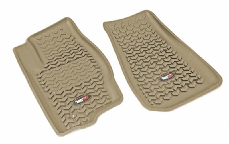 Rugged ridge 13920.28 all terrain floor liner front pair tan