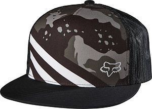 Fox racing smash up mens snapback hat military/green/brown