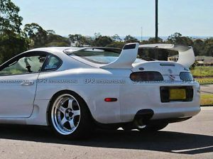 New rear trunk spoiler wing lip for toyota mk4 supra tr style carbon fiber + frp