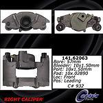 Centric parts 142.62063 front right rebuilt caliper with pad