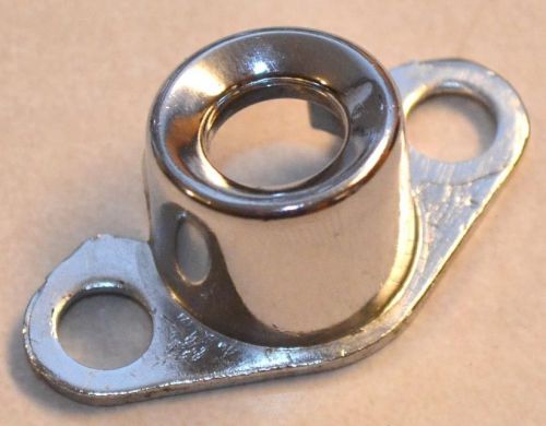 1960-1964 ford galaxie glove box door latch escutcheon chrome - 1961 1962 1963