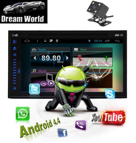 7&#034; 2din android 4.4 3g-wifi tablet gps car stereo dvd player quad-core mirroring